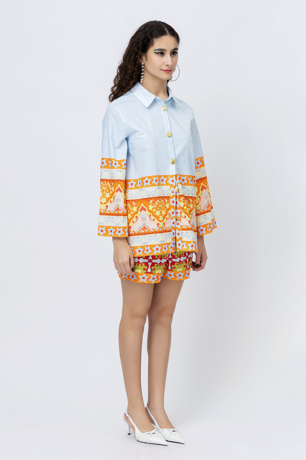 Casa Shorts Blanca Shirt