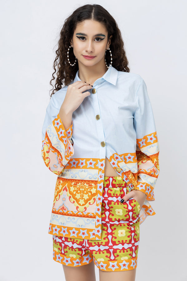 Casa Shorts Blanca Shirt