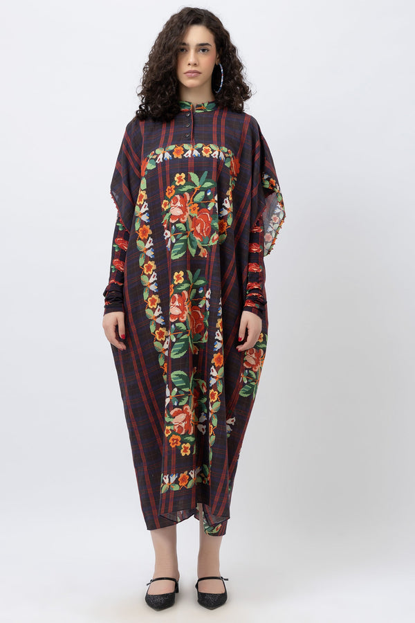 Pixel Kaftan Dress