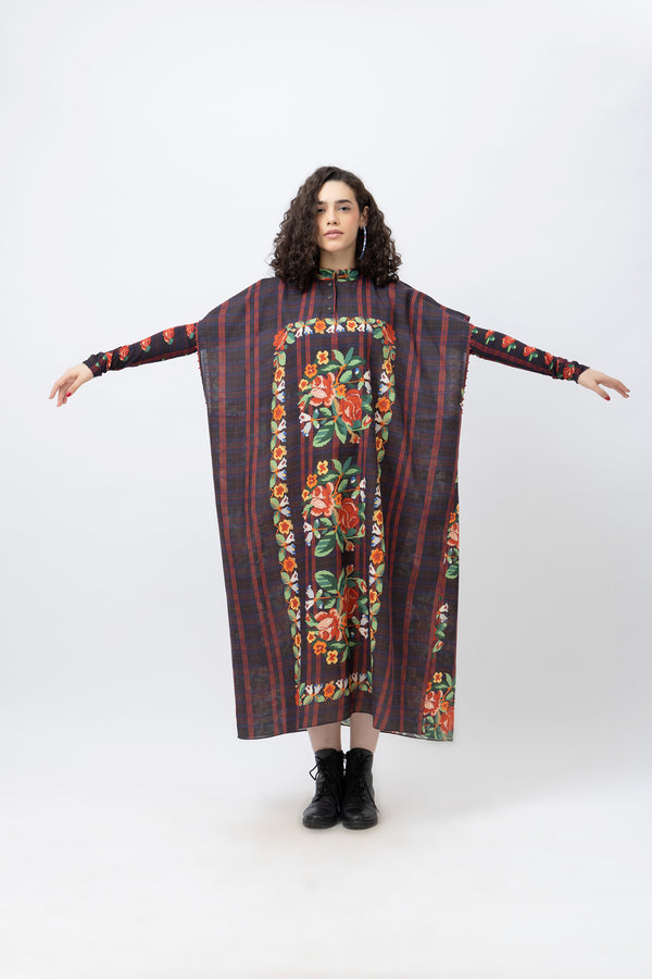 Pixel Kaftan Dress