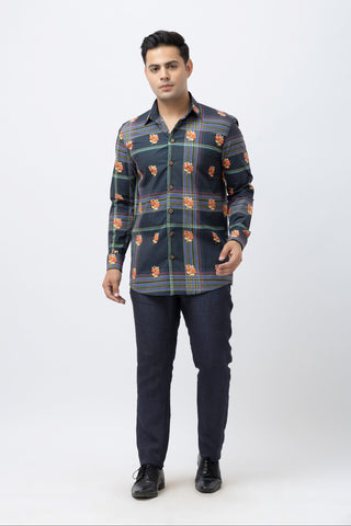 Pixel Placement Men Shirt