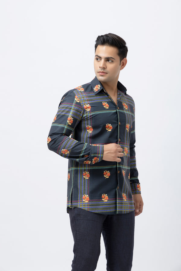 Pixel Placement Men Shirt