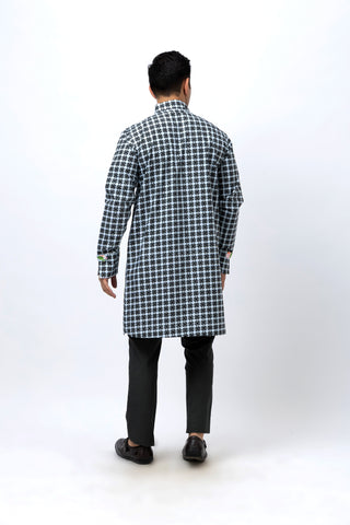 Blocks Kurta Set