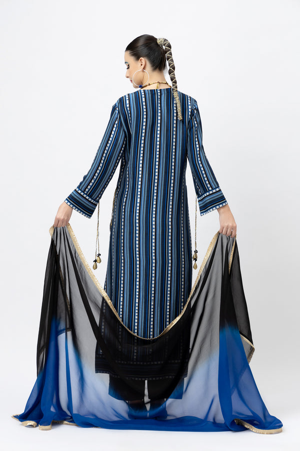 Striped Navy