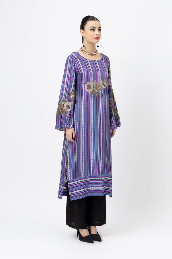 Striped Purple