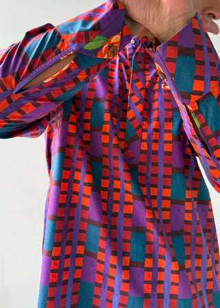 Jamun Checks Kurta Set