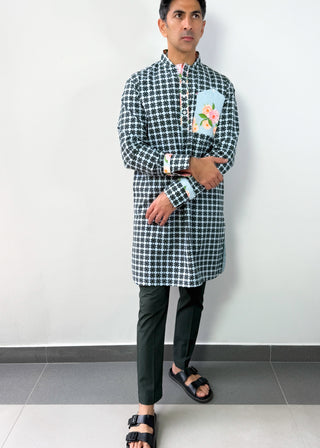 Blocks Kurta Set