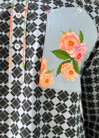 Blocks Kurta Set
